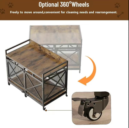 Retro X Single Dog Crate Furniture