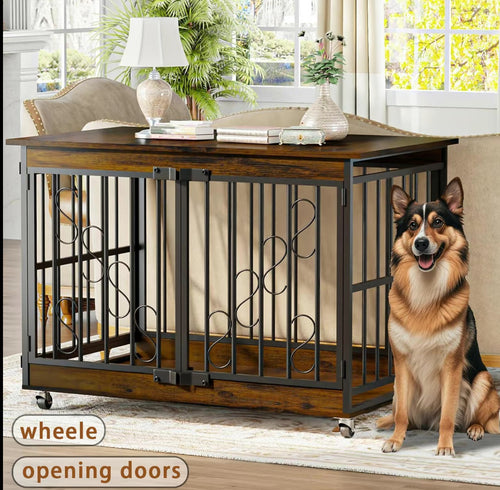 S-Retro Single Dog Crate Furniture