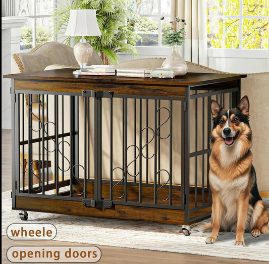 S-Retro Single Dog Crate Furniture